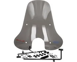 Mezoly Windscherm AGM VX50, BTC Riva hoog smoke (ronde koplamp)
