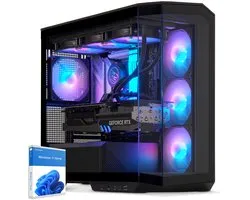 Sedatech Advanced Gaming PC Waterkoeling Panoramic • Intel i7-12700KF 12x 3.6GHz • Geforce RTX4060Ti • 32Gb RAM • 2Tb SSD M.2 • WiFi • Bluetooth, USB C • Windows 11 • Desktop computer