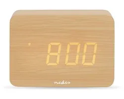 Nedis led-wekker met dimbaar display