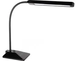 Auronic Bureaulamp - Verstelbaar - LED - Dimbare klemlamp - USB Oplader - Wit en Warm Licht - Zwart