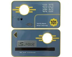 Fallout 3 Replica Vault 101 Security Keycard Limited Edition