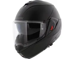 SHARK Oxo Blank Mat Zwart Mat KMA Systeemhelm - Maat M - Helm
