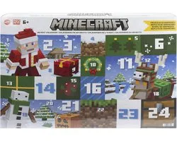 Mattel Minecraft Advent Calendar - Speelfigurenset - 24 dagen plezier - 6+ jaar
