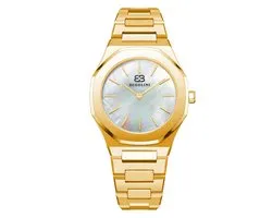 BUGOLINI AMOR Steel - Montre MIYOTA 2025 QUARTZ pour dames - Cadran Shell - Montre pour femme - Or