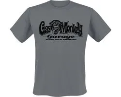 Gas Monkey Garage Logo Heren T-shirt - grijs - M