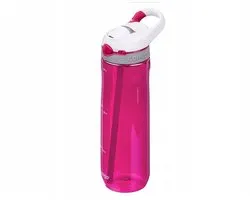 Contigo Ashland Autospout Bouteille d'eau avec paille | Grande gourde sans BPA de 720 ml | Bouteille de sport | Bouteille anti-fuite | Idéal pour École, la salle de sport, le cyclisme, la Course à pied, la Marche. | Sangria