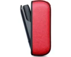 KELERINO. Etui en cuir pour IQOS 3 Duo - Rouge