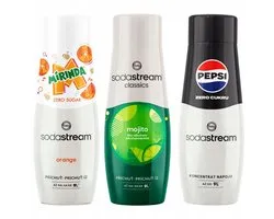 Soda Stream Serie - Syrop voor Saturator - Mirinda Zero - Mojito - Pepsi Zero