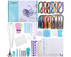 Compleet Quilling Kit voor Volwassenen - 1860 Papieren Strips en Tools