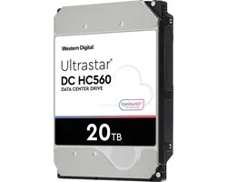 Western Digital Ultrastar DC HC560 interne harde schijf 20 TB 7200 RPM 3.5" SAS