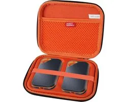 Draagbare Hard Case voor SanDisk Extreme Pro Portable SSD - 1TB/2TB/4TB Opslag, Bescherming en Mobiliteit