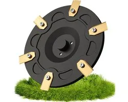 Lame de tondeuse à gazon Disc - compatible avec SEGWAY Navimow i-Series i105E - i108E - i110N - Incluant lames et accessoires de vis - ∅16cm