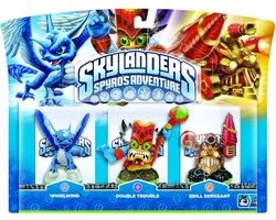 Skylanders Spyro's Adventure: Triple Pack Double Trouble, Whirwind, Drill Sergeant