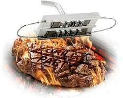 BBQ Branding Iron with Changeable Letters for Personalized Grilling
