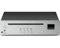 Pro-Ject CD Box E CD-speler – Nauwkeurige Audio Weergave – Hoogwaardige DAC – Compact Design – Zilver