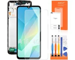 AGCUT LCD-display voor Samsung A16 4G LCD-display touchscreen digitizer montage met reparatie, vervangend scherm voor - ShopVlot