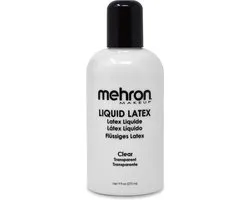 Mehron Liquid Latex | Vloeibaar Latex - transparant - 270 ml