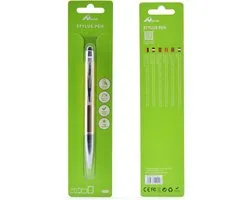 stylet tactile, Home 2024 Preuim 2 en 1 en caoutchouc de 5/3 mm, stylet universel pour tous les téléphones portables/tablettes/smartphones, iPhone/iPad/Samsung/Huawei/Xiaomi - or