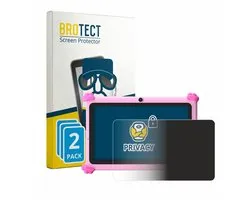 BROTECT - privacy screenprotector voor Ascrecem KIDS710 7" - Folie Beschermfolie Blauwlichtfilter 2 Stuks