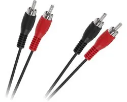 Orbit Electronic Audio Kabel - L/R (RCA) (m) naar L/R (RCA) (m) - 1.8m - Zwart