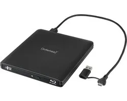Intenso EOD 500BD Slim - Graveur Blu-ray externe – USB 3.2 – Blu-ray - DVD - CD – Inclus Ashampoo Burning Studio