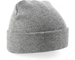 Beechfield Original Cuffed Beanie Heather Grey