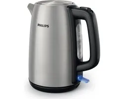 Philips Daily Collection Bouilloire, Métal, couvercle à ressort, voyant, 1,7 l
