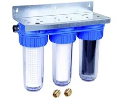 Resideo regenwaterfilter FF60 - waterfilter trio triplex - regenwater filter filtratie - met actieve kool - actief koolstof - Resideo