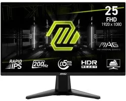 MSI MAG 255F E20 - 24.5″ FHD IPS - 0.5ms 200Hz - FreeSync