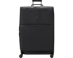DELSEY PARIS Valise Turenne Soft 4 Double Rolls Val Exp Trolley 82 Black Noir