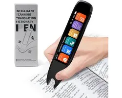 Panthem Scanvertaler pen met spraakuitvoer, realtime spraakvertaler voor 142 talen, touchscreen intelligente leespen vertaalpen voor taal, tekst, dyslexie, leren, reizen