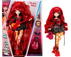 MGA Entertainment Mirror Mi-modepop Blaze Maxx met accessoires, fantasiepop geïnspireerd op de emotie ‘elektriserend’