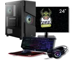 Peta Gaming Set- Ryzen 7 5700G - 32 Go DDR4 - 1,0 To SSD - Nvidia RTX4060TI 8 Go (GamePC + écran FullHD 24" + clavier + souris)