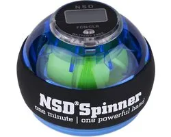 NSD Spinner Regular Pro - Blue: Uitgebreide Powerball Workout voor Grip & Armkracht, met Digitale Teller voor Topprestaties.