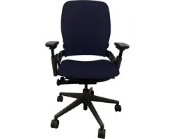 Steelcase Leap V2 Full Option donker blauw - ergonomische bureaustoel - 5 jaar garantie