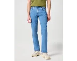 Wrangler Texas Str Heren Regular Fit Jeans Blauw - Maat W36 X L32