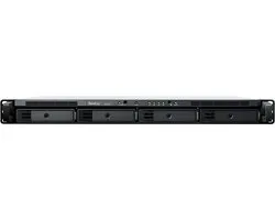 Synology RackStation RS422+ - NAS Server - 1U Rackmount - AMD Ryzen - 2GB ECC RAM - 2x GbE LAN