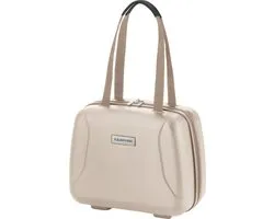 Trousse de beauté CarryOn 'Skyhopper'| Valise de maquillage | Trousse de toilette de luxe pour femmes | Avec cadenas à combinaison | Champagne