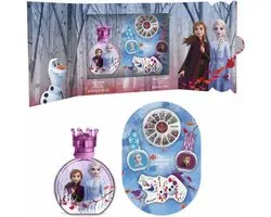 Frozen II Geschenkset - Eau de Toilette 100 ml & Manicurekit - Met Nagellak, Nagelvijl en Nagelstickers