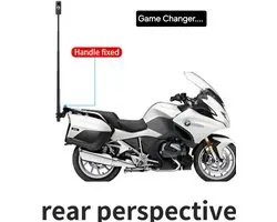 Motor kit Voor Insta360 - Insta360 Motorcycle Mount - Motor bundle Voor Insta360 - Selfie stick 1.1 m- Insta360 One X4 X3 X2 X R GO Ace GO3 GO 3s - Zeer duurzaam - Motor mount + Invisible Selfie Stick voor Insta360- Invisible Selfie Stick 1.1m