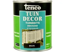 Tenco tuindecor beits dekkend bruin - 1 liter