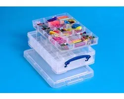 Really Useful Box 4 litres avec 2 séparateurs transparent