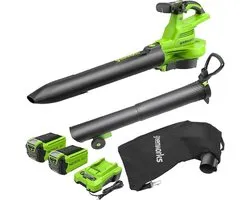 Greenworks 40 volts avec batterie 2x2.0Ah et chargeur