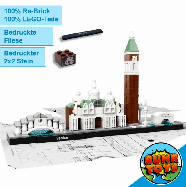 LEGO Architecture 21026 ★ Venedig (Venice) ★ Re-Brick Set ★ original LEGO-Steine