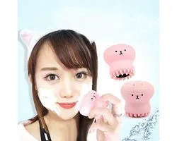 Octopus Siliconen Face Cleansing Brush Exfolate Blackhead - Cleaner Scrub Outils - Women Beauty Lessive Soins de la peau - Outil pour le visage