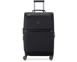 DELSEY PARIS Valise Turenne Soft 4 Double Rolls Val Exp Trolley 66 Black Noir
