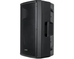 Pronomic E-212 MA - Actieve 2-weg Speaker - Vermogen: 120 Watt (RMS) - 12" Woofer + 1,0" Compressie Driver - Bluetooth-ontvanger en MP3-speler met USB/SD - Monitorhoek