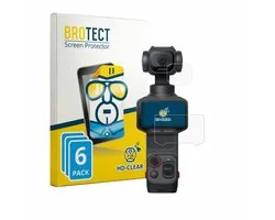 BROTECT - Screenprotector voor Insta360 Luna Pro (Display + Lens) - Folie Beschermfolie transparant 6 Stuks