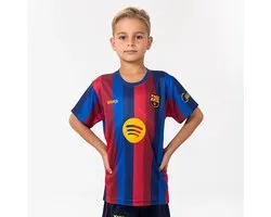 FC Barcelona Thuis Shirt Kids 26/27 - Maat 116 t/m 164 - Voetbalshirt Kinderen - Polyester - Officiële Fanmerchandise