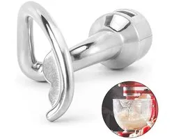 Crochet à pâte Convient pour les mélangeurs sur socle KitchenAid avec mécanisme d'inclinaison de 4,5 à 5 litres, résistant au lave-vaisselle.